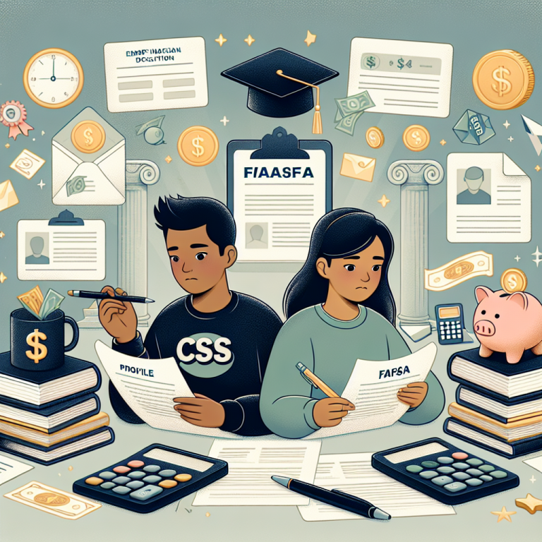 Decoding the differences: css profile vs. fafsa in student aid